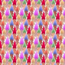 troll doll fabric wallpaper and home