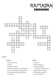 If you are looking for a quick, free, easy online crossword, you've come to the right place! Ramadan Maze And Crossword Printable Activities In The Playroom Ramadan Kids Ramadan Activities Islamic Kids Activities