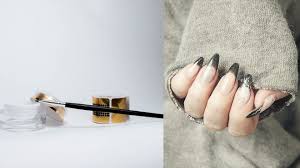 trendy acrylic nails