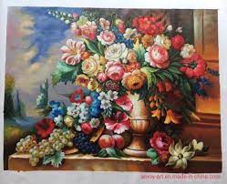 Reproduced Classical Flower Wall Art
