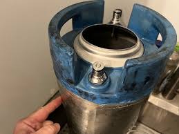 5 gallon cornelius keg filled to 4 and