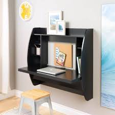 Wilclay computer floating desk with bookcase. Prepac Floating Computer Desk With Storage In Black Behw 0200 1
