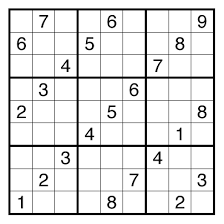Look for rows, columns of 3×3 sections that contain 5 or more numbers. Sudoku By Thomas Snyder The Art Of Puzzles The Art Of Puzzles