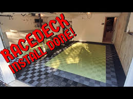 racedeck garage flooring install you