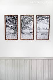 Split Photo Wall Art Diy Triptych