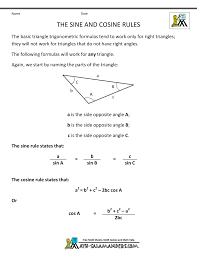 Geometry Formulas Triangles