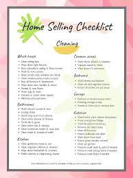 Preparing Your Home For Sale Checklist Pdf gambar png