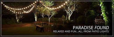 patio and party lights