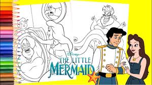 You can use our amazing online tool to color and edit the following ursula coloring pages. Disney Villains Ursula And Vanessa The Little Mermaid Coloring Pages For Kids Youtube