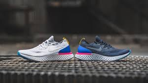 The nike epic react line up offers sublime comfort along with heaps of street cred. Review On Feet Nike Epic React Flyknit College Navy Racer Blue Youtube