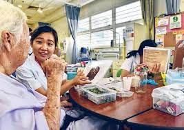 Photos of ttsh staff across all departments working hard. Helping Patients Who Are Hard To Care For Tan Tock Seng Hospital