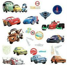 Disney Cars 2 25 Big Wall Stickers Lightning Mcqueen Room Decor Decals Mater 34878827636 Ebay
