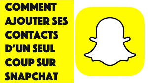 Comment ajouter ses contacts d'un seul coup sur Snapchat ? - YouTube