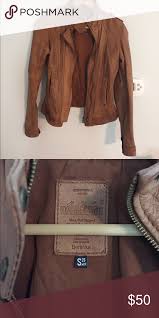 Leather Jacket By Bershka Biker Style Genuine Leather Jacket