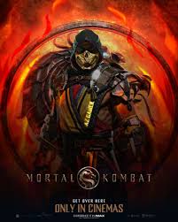 High resolution official theatrical movie poster (#1 of 5) for mortal kombat (2021). Mortal Kombat Movie 2021 Scorpion Character Poster