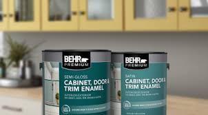 cabinet door trim enamel paint