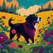 Premium Ai Image A Painting Of A Dog