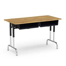 Viewee computer student desk, easy assembly, laptop study table 39 home office writing desk with table edge protectors, sturdy desk with trapezoidal structure & wood block support. Virco School Furniture Classroom Chairs Student Desks