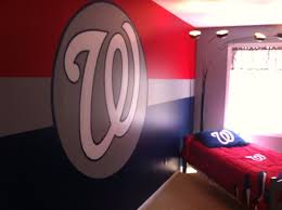 washington nationals themed bedroom