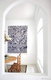 how to hang a rug on the wall as art