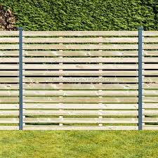 Contemporary Fence Panels With Dura