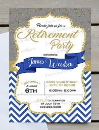 Chic Invitation For Retirement Party Ideas To Design Printable Party