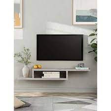 Homcom 60 In Grey Tv Stand Component