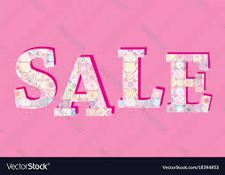 Sale Banner Big Summer Sale Sign Over Pink