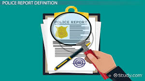 Police Report Definition Types