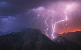 lightning storm wallpaper nature