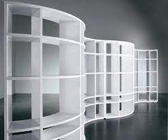 curved bookcase curved walls