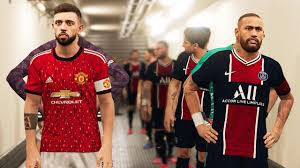 They will use this kind of font in european competition. Manchester United Vs Psg New Kits 2020 21 Youtube