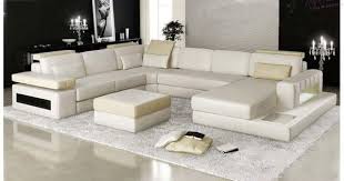 Chic Lounge Sectional Leather Sofa