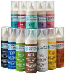 Martha Stewart Crafts Opaque Gloss Glass Paints Kit