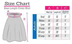 Stretch Is Comfort Womens Knee Length Flowy Skirt Adult Small 0 2 Adult 3x 20 22