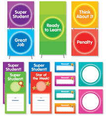 Color Your Classroom Behavior Clip Chart Mini Bulletin