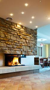 Cultured Stone For A Unique Fireplace