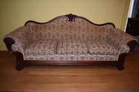 Vintage Mahogany Duncan Phyfe Style Sofa