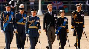 royal family wear at queen s funeral