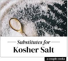 best kosher salt subsute a couple