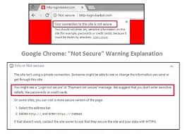 Historically, this had been the primary protocol used for internet communication. If The Google Chrome Browser Flags A Site As Unsecure What Are Your Options For Securely Using The Site Quora