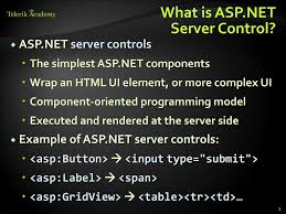 ppt asp net web controls and html
