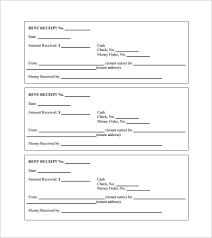 Simple Annual House Rent Payment Receipt And Slip Template Example