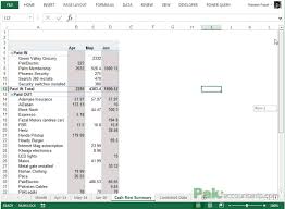 Making Cash Flow Summary In Excel Using Pivot Tables With