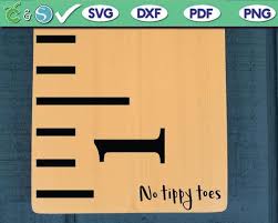 Growth Chart Ruler Add On No Tippy Toes Growth Chart