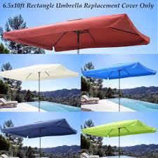6 5x10ft Patio Outdoor Umbrella Canopy