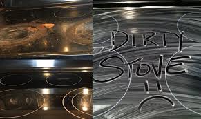 how to clean glass cooktops following