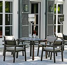aluminium metal garden dining furniture