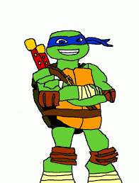 leonardo tmnt coloring page printable