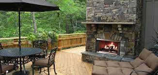 Montana Wood Outdoor Fireplace By